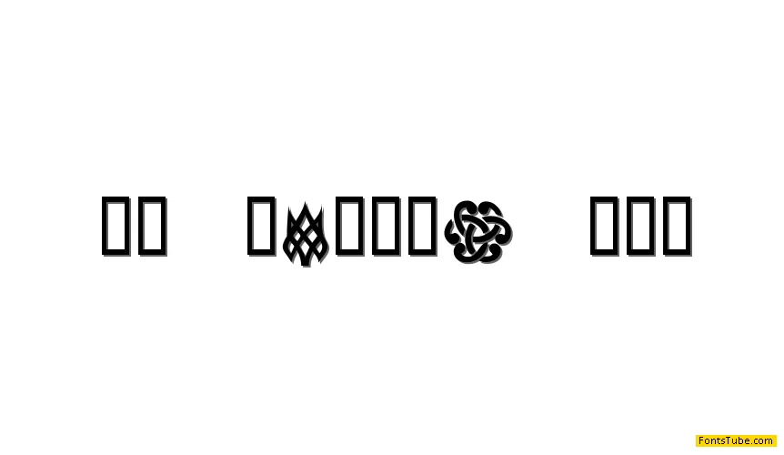 KR Keltic Six Font