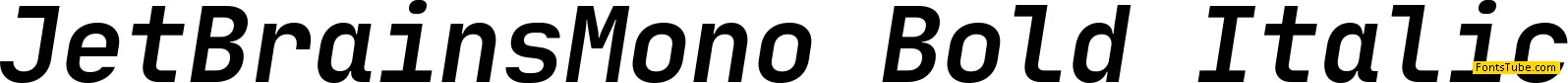 JetBrains Mono Font Family