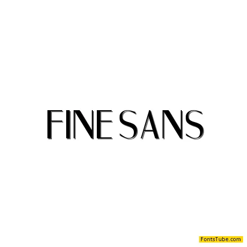 Fine Sans Font