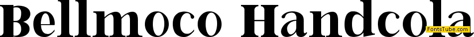Bellmoco Handcola Font