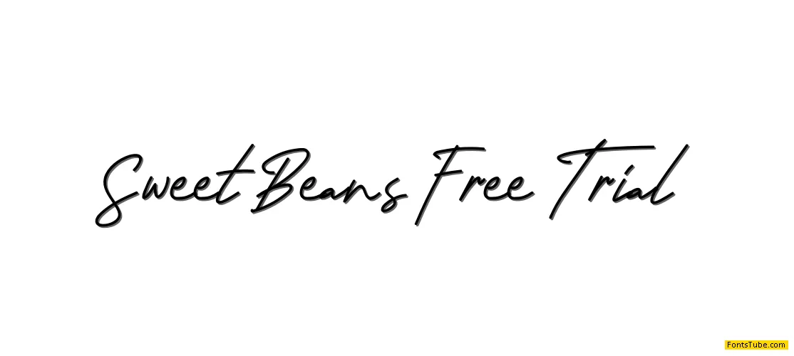 Sweet Beans Free Trial Font