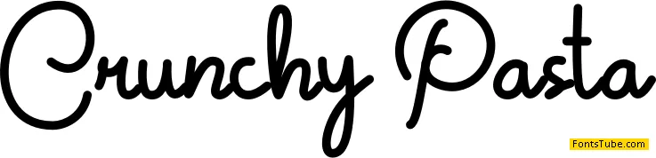 Crunchy Pasta Font