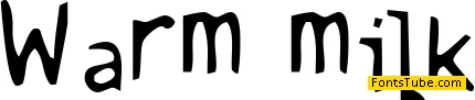 Warm milk Font