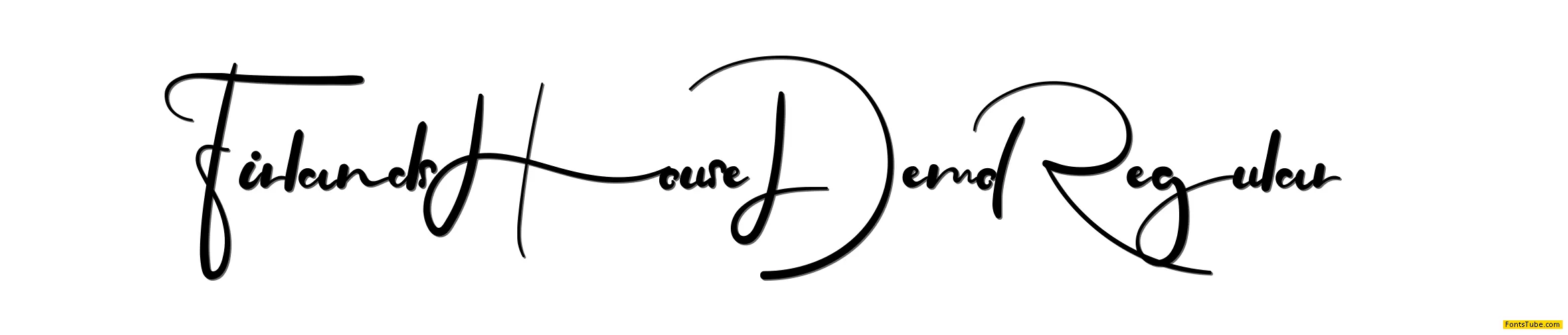 Firlands House Demo Font