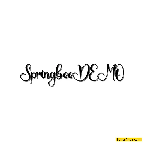 Springbee - Personal Use Font