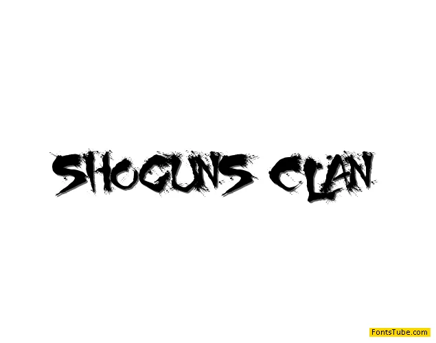 Shoguns Clan Font
