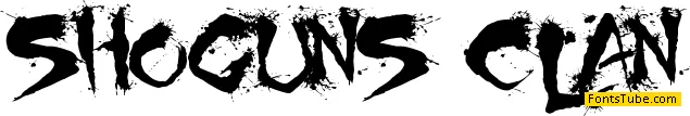 Shoguns Clan Font