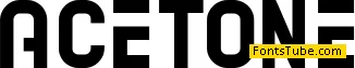 ACETONE Font