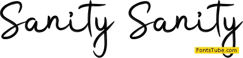 Sanity Font