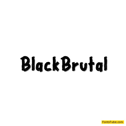 Black Brutal Font