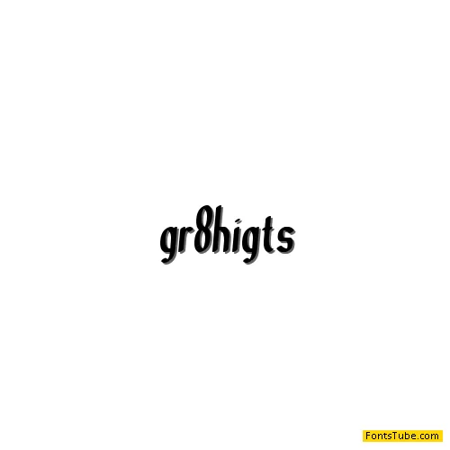 Great Heights BRK Font