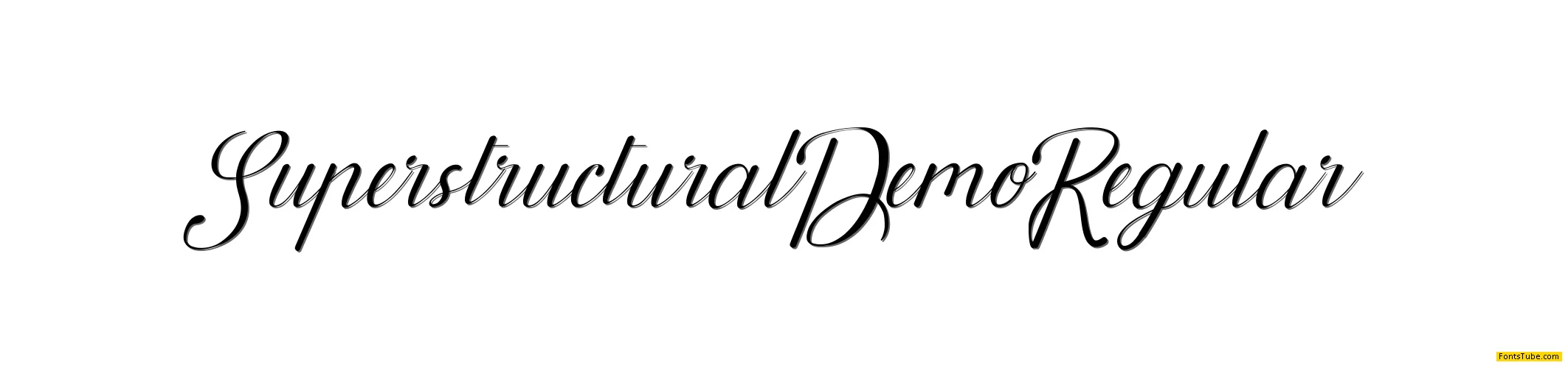 Superstructural Demo Font