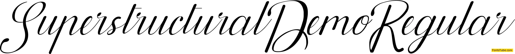Superstructural Demo Font