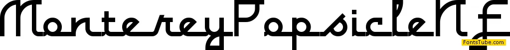 Monterey Popsicle NF Font
