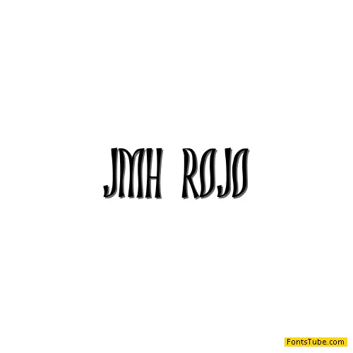 JMH ROJO Font Family