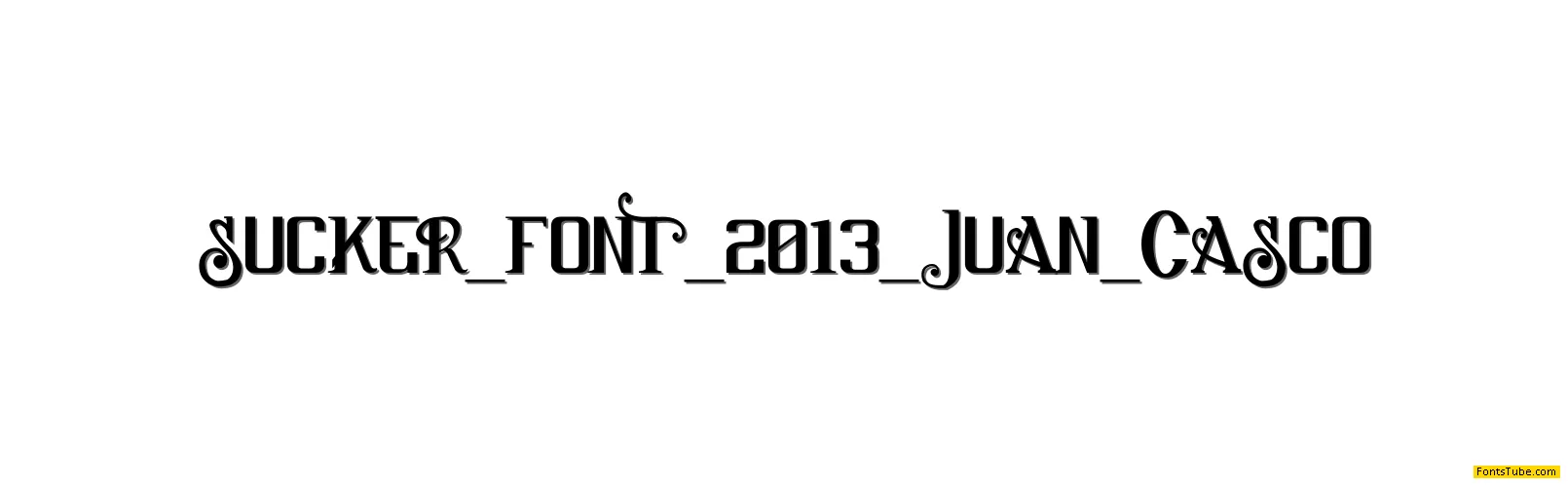 Sucker Font Font