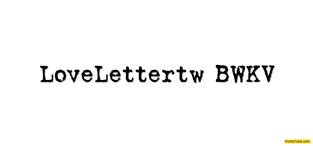 Love Letter Typewriter