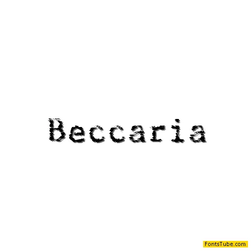 Beccaria Font