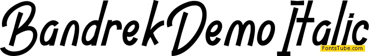 Bandrek Demo Font Family