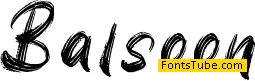 Balsoon Font