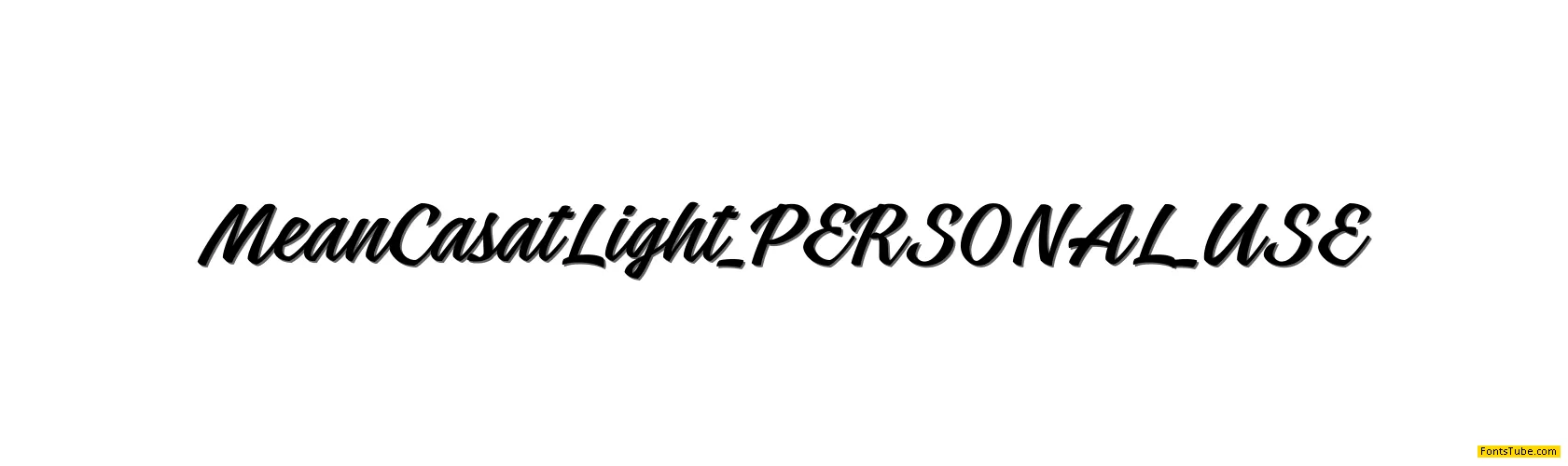 Mean Casat Font Family
