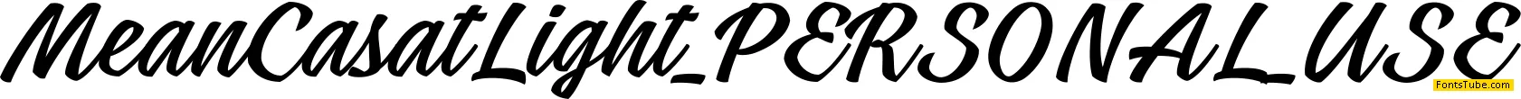 Mean Casat Font Family