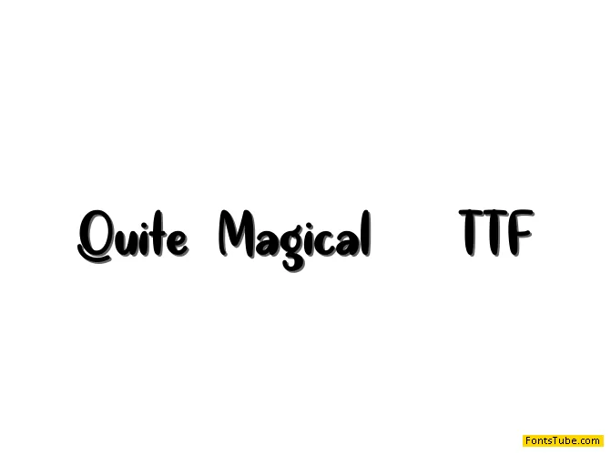 Quite Magical Font