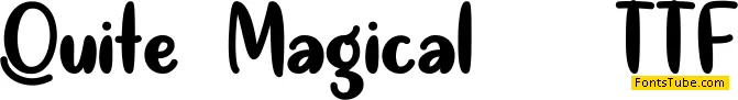Quite Magical Font