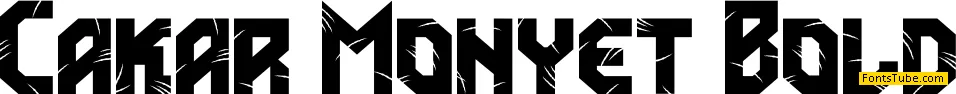 Cakar Monyet Font