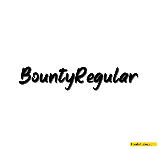 Bounty Font