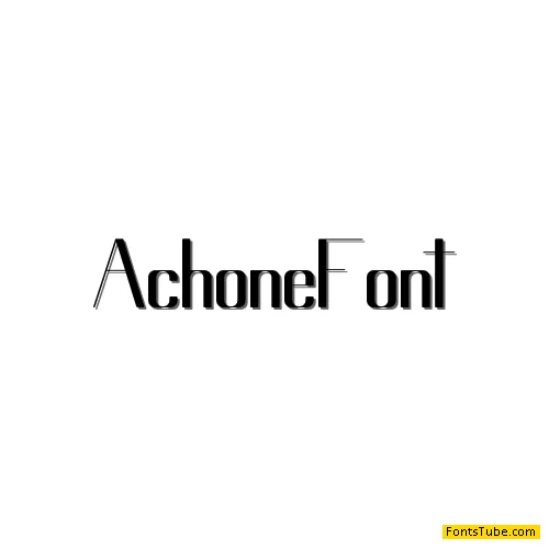 Achone Font