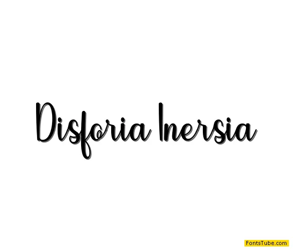 Disforia Inersia