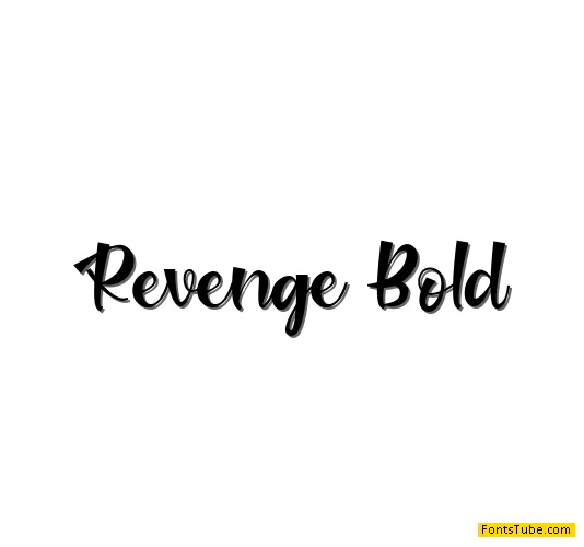 Revenge Bold Font