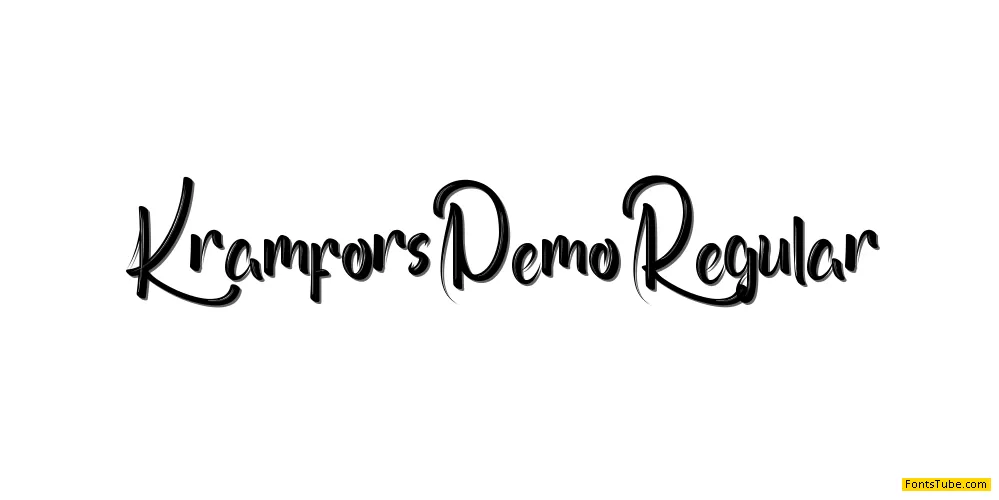 Kramfors Demo Font