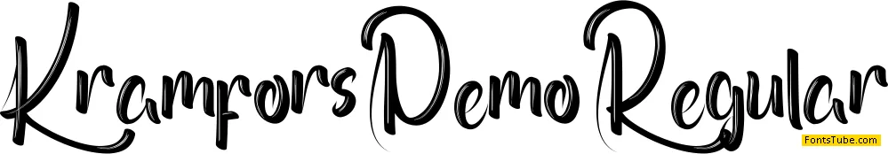 Kramfors Demo Font