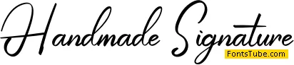 Handmade Signature Font