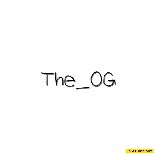 The OG Font