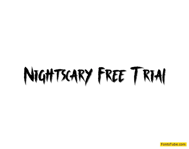 Nightscary Free Trial Font