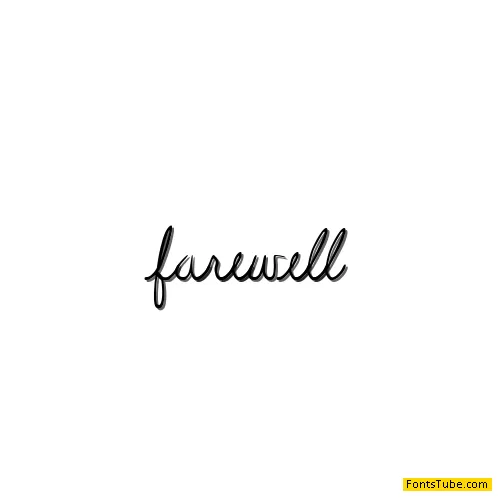 Farewell Font