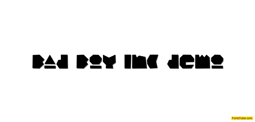 BadBoyInc demo Font