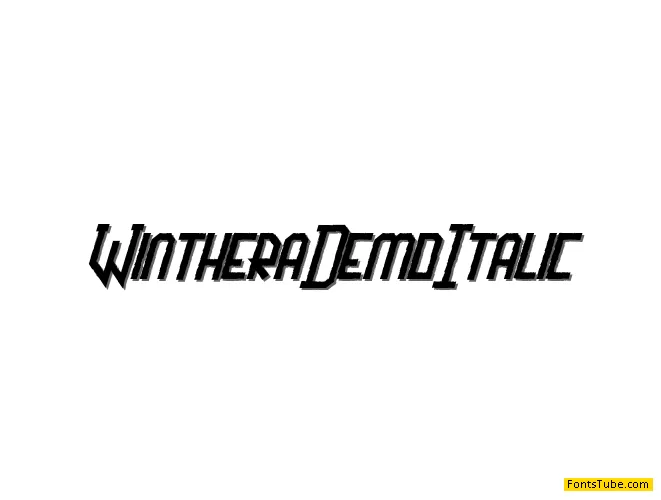 Winthera Demo Font Family