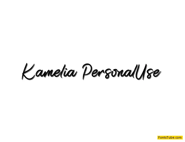 Kamelia Font