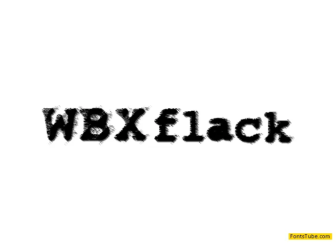 WBX flack Font