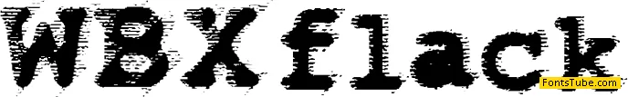 WBX flack Font