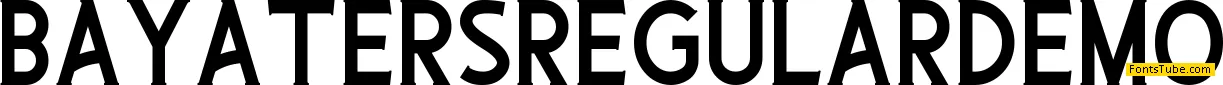Bayaters Font Family