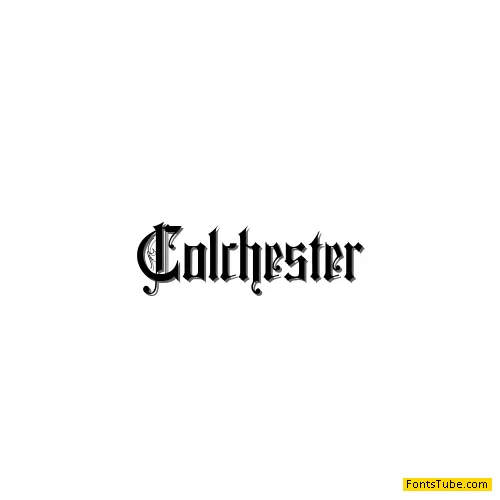 Colchester Font