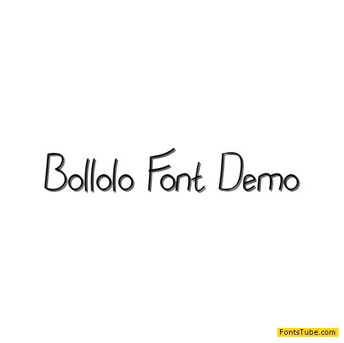 Bollolo Font