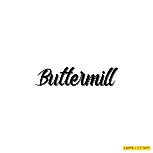 Buttermill Font