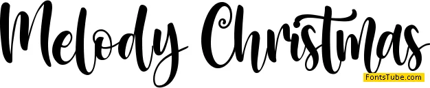MelodyChristmas Font
