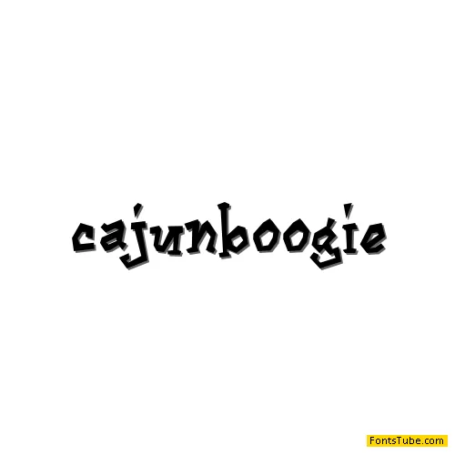 Cajun Boogie Font
